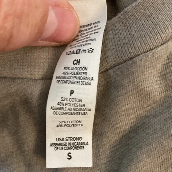 “Nurse Life” long sleeve tee. Size S. Tan with leopard print lettering. - Picture 12 of 16